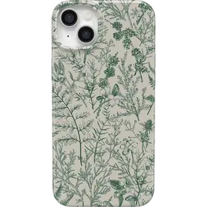 Casely iPhone 14 Case | Sage Garden | Green Floral | Compatible with MagSafe | Classic Ultra Thin Design