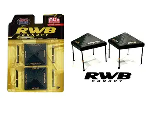 Canopy RWB – Black Diecast 1:64 Scale Model - American Diorama AD2418