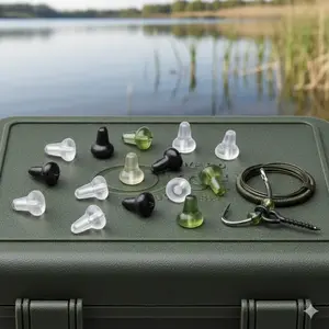 High-Intensity Fishing Stopper Beads Kit with Floating Lures & Hook Stoppers, Durable Anti-Rust Tackle Set for Still Water, Rivers, Ponds, and Wild Fishing - Versatile Tools for Multiple Fishing Techniques