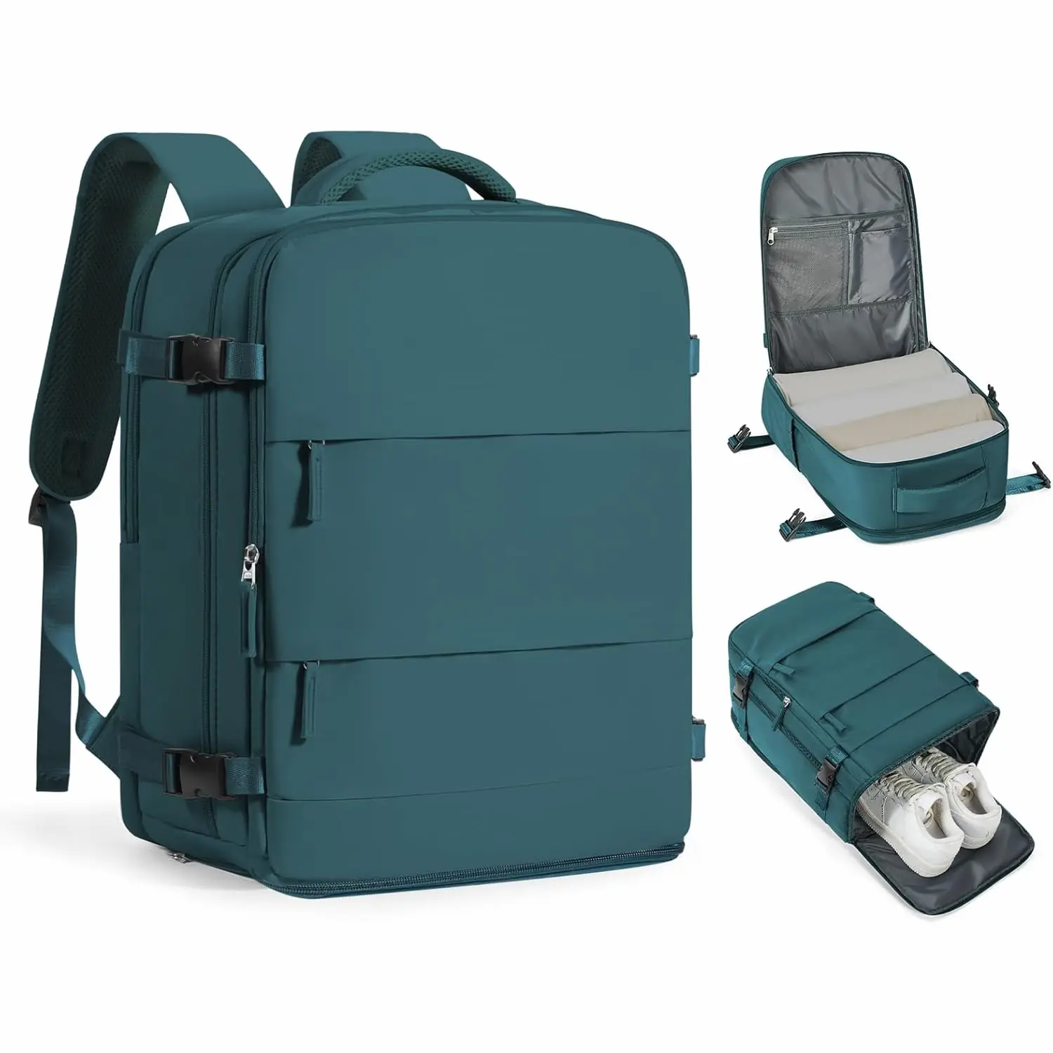 Large Travel Backpack 18x14x8 Inches Carry on Backpack for Airplanes Spirit Airlines Personal Item Approved Flight Bag Traveling Backpack for Women Men