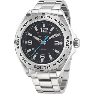 Nautica Clearwater Beach Recycled Stainless Steel Mens Watch NAPCWS301