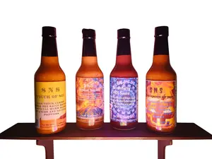The Boss's Extreme Heat Package - 4 Super Hot 10 oz Bottles of Handcrafted Spicy Sauces for Chili Lovers