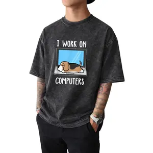 Funny Dog Lover's Casual Unisex T-Shirt – Soft Cotton with Sleeping Beagle Print