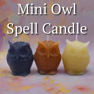 Owl Spell & Ritual Candle