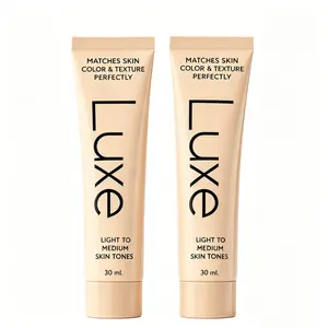2pcs Luxe Color Changing Foundation forWomen - Instantly Adapts to Your SkinTone - Buildable Light-to-Medium,Medium Dark-to-Dark, Coverage - 12-Hour Wear - Natural Dewy Finish