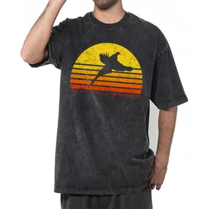 Retro Style Unisex Pheasant Hunting T-Shirt – 100% Cotton, South Dakota Upland Game Tee
