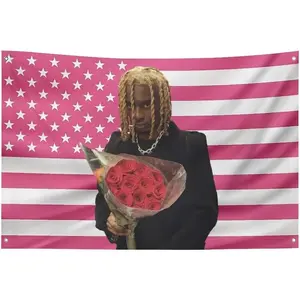 Funny flag playboi wall hanging tapestry,can be used in room,bedroom,living room, kitchen,outdoor,party,gifts carti,decoration