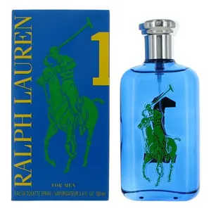 Ralph Lauren  3.4 oz No.1 Polo Big Pony Blue Eau De Toilette Spray for Men by Ralph Lauren