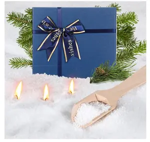 Pearled Candle Sand Wax Set Scented Sand Candle with Gift Box 50 Wicks Refillable Beaded Wax Sand Pearled Candle Gift White Candle for Friends Lover