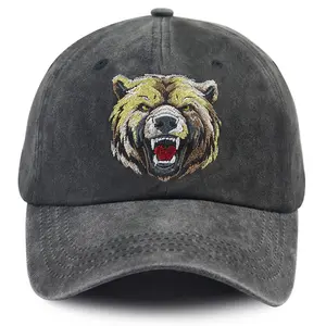 Bear Gifts for Men Women, Funny Bear Decor Baseball Cap, Unique Mother's Father's Day Thanksgiving Christmas Birthday Hats for Papa Mama Dad Mom Uncle