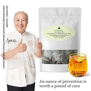 HOPSEN Dandelion Wolfberry Tea - a Natural Blend of Six Herbal Ingredients 120g per Pack