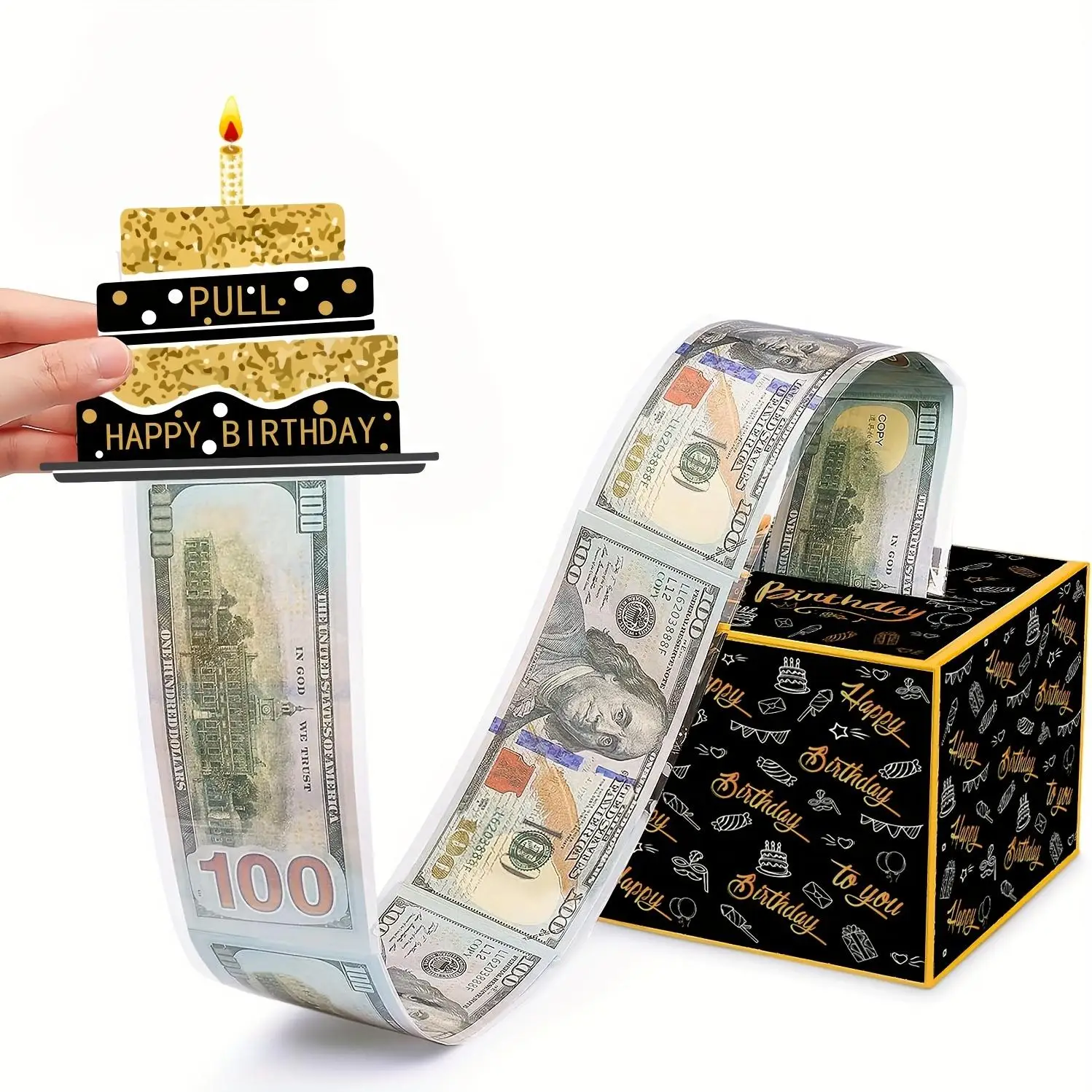 Birthday Cash Gift Box for Mean Girls Decorations, 1 Set Money Packing Paper for Birthday Party Decoration, Birthday Gift, Gift for Mom, Event Gift Pa