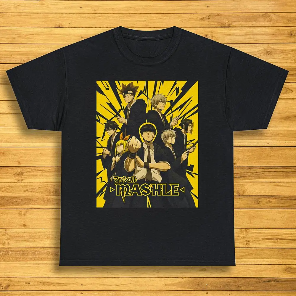 Mashle Shirt Anime Graphic Tee for Men Women Unisex Cotton T-Shirt
