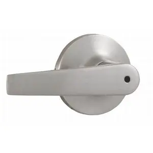 Weslock  Bristol Privacy Lock with Adjustable Latch & Full Lip Strike, Satin Nickel