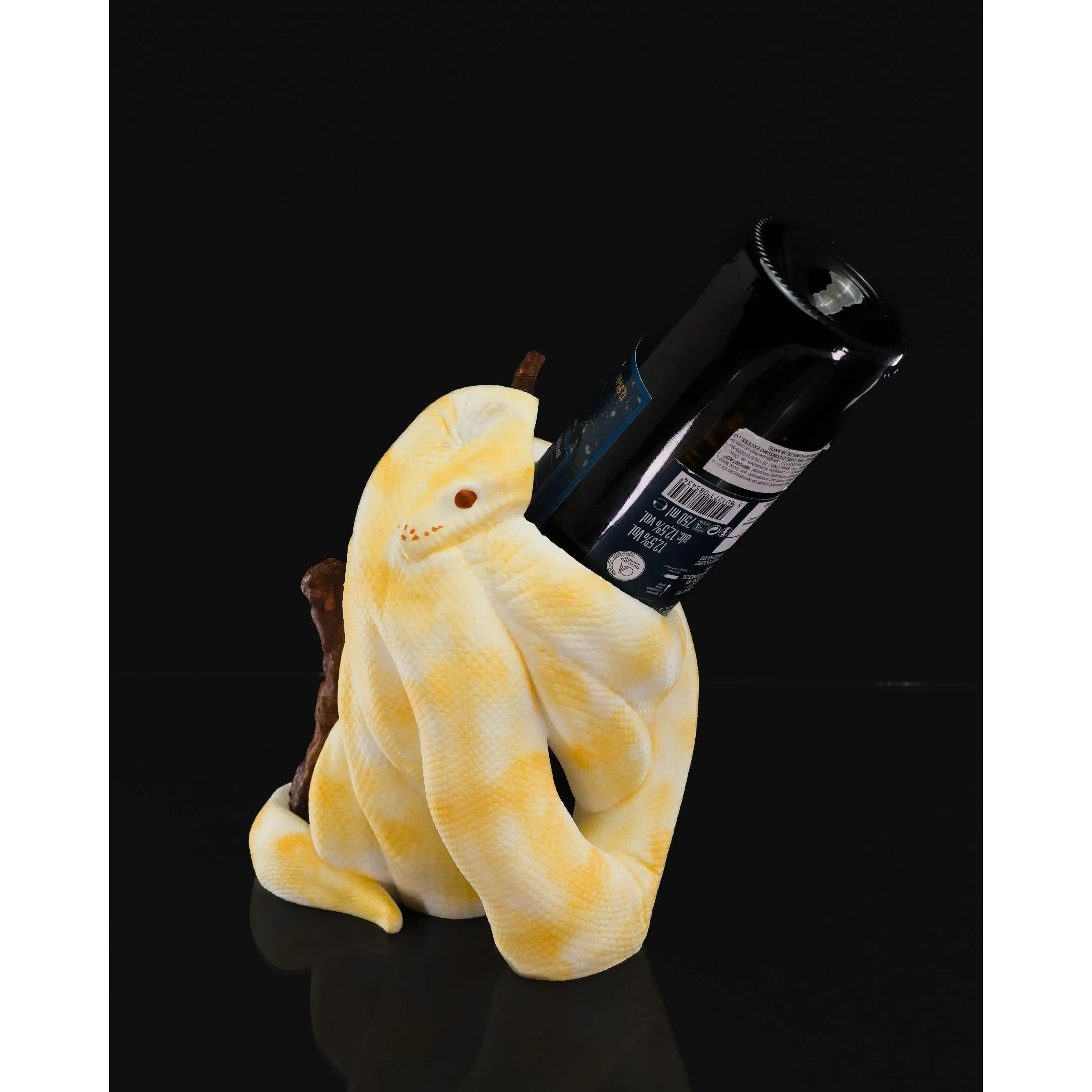 Ball Python Bottle Holder - Tight-Hold Freestanding Bottle Holder for Home, Space-Saving Storage Rack Organizer, Non-Slip Tight Hold, Countertop or Shelf Use