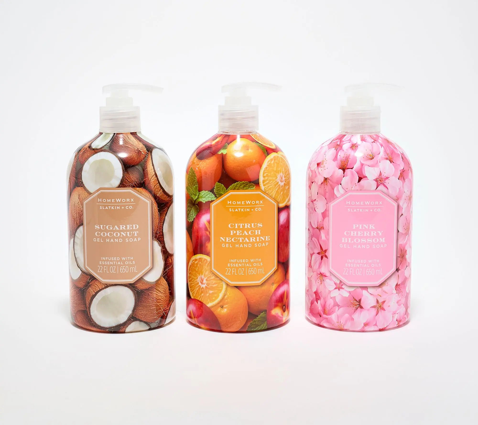 HomeWorx by Slatkin + Co. S/3 22oz Springtime Treats Soaps