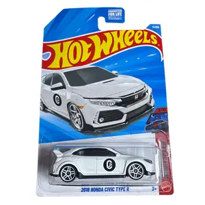 Hot Wheels 2018 Honda Civic Type R White Mainline 11/250