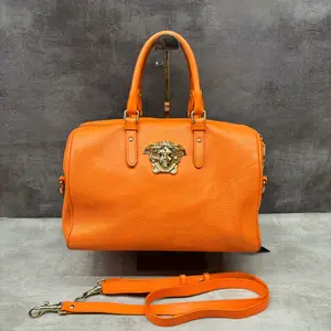 Pre-owned VERSACE Leather Shoulder Bags 7.8'' R3679 Shoulder Bag C1856565818 0611 T4 Tiana