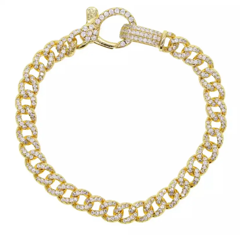 Addicted Accessories Large Lock Link Bracelet with Unique Design