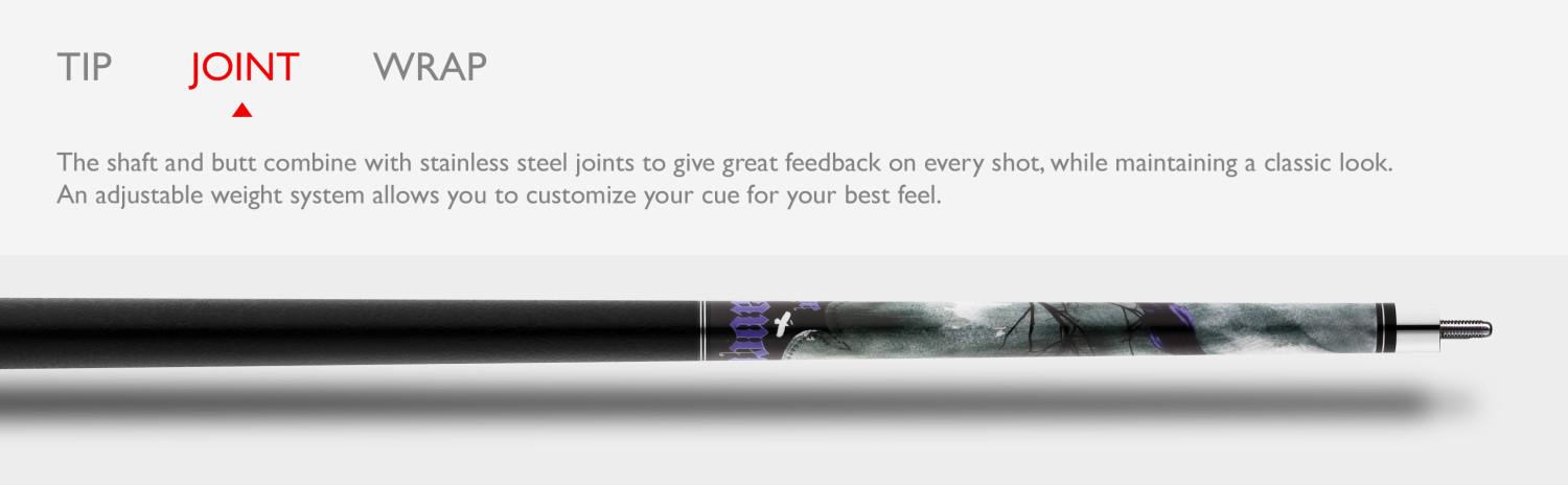 Viper Underground Raven Billiard/Pool Cue Stick