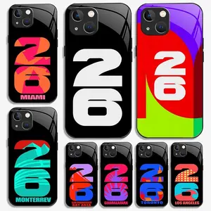 2026 Soccer Fan Host City Phone Case — Bold, Sporty Pride Design (Miami/LA/Atlanta) for iPhone 14 — 975