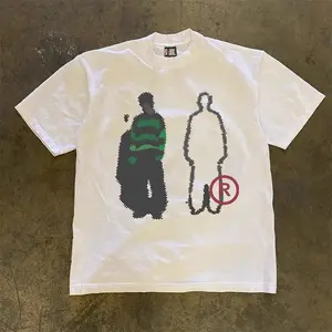 Static Silhouette Design T-Shirt