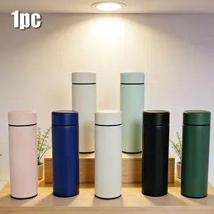 LED Temperature Display Insulated Water Bottle, 24H Heat & Cold Retention SUS 304 Stainless Steel Vacuum Flask with Tea Infuser, Leak-Proof Smart Insulated Bottle for Office, Home, Travel & Outdoor, Drinkware – 5 Colors Available