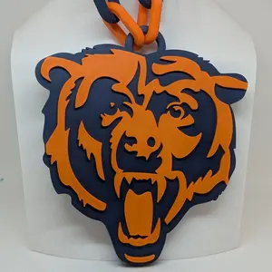 Chicago Bears Oversized Pendant Necklace