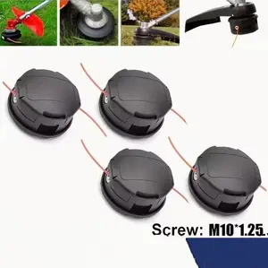 Universal String Trimmer Head Replacement for Echo Speed Feed 400 Bump SRM-225 SRM-210 SRM-230 Pas225 Pas210 Pas211 Weed Eater Head Replacement (4 Pack)