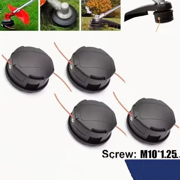 (4 Pack) Plastic Universal Speed Feed Head Replacement Bump Head for Echo Speed Feed 400, SRM-225, SRM-210, SRM-230, Pas225, Pas210, Pas211 Grass Trimmers Weed Eaters, Speed Feed Head Grass Trimmers