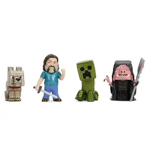Minecraft Movie 2.5 Inch MetalFigs 4-Pack