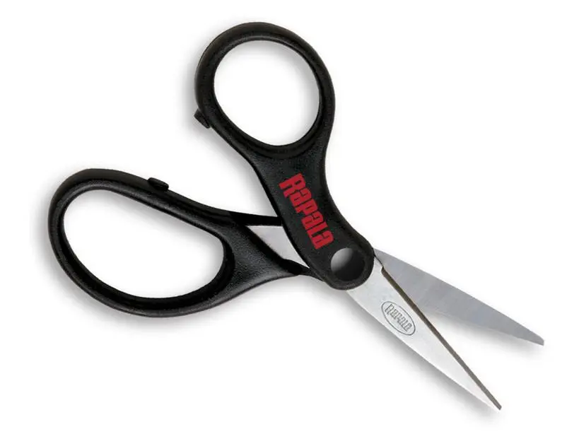 Rapala Super Line Scissors, Hand Tools - Tool with Cutting Function, Serrated Edge Wavy-Toothed Scissors for Precision Cutting Tasks