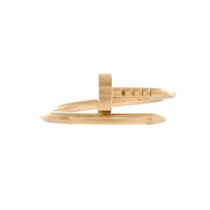 Pre-owned Cartier Juste un Clou Ring 18K Yellow Gold Small by Rebag