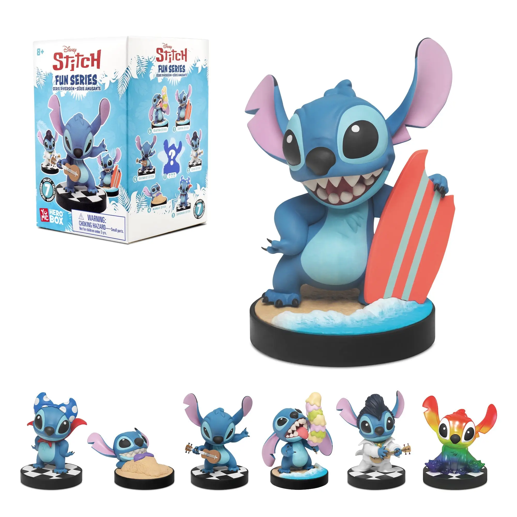Disney Stitch Fun Series Hero Box Blind Box - Lilo and Stitch Mini Action Figurines Collection