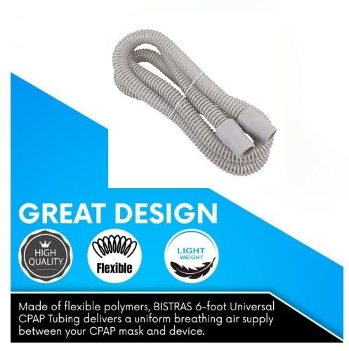 Universal CPAP Hose  6 Foot  Universal Tube Compatible with most machines (2 Pack)