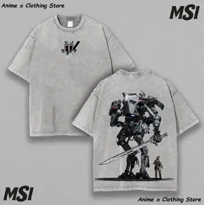 Ronin Titan Titanfall II Shirt: Double Printed Retro Gaming Tee, Heavyweight Cotton Gamer Merchandise.