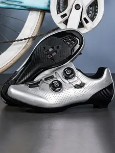 Unisex Cycling Shoes, Quick-Release Buckles, Breathable Pores, Ideal for Commuting, Daily Exercise, Outdoor Road Biking