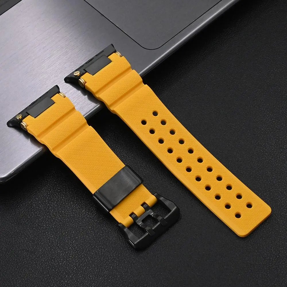Silicone Watch Band, Smartwatch Strap, Replacement Smart Watch Band Compatible with Apple Watch Series 9 8 7 6 5 4 SE Ultra 1 2, Smart Watch Accessories, Smart Watch Straps