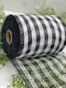 6 Inch by 20 Designer Netting Houndstooth Glamour