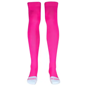 MK Socks ProFlex Over the Knee Baseball, Football Extra Long Sports Tube Socks (Hot Pink)