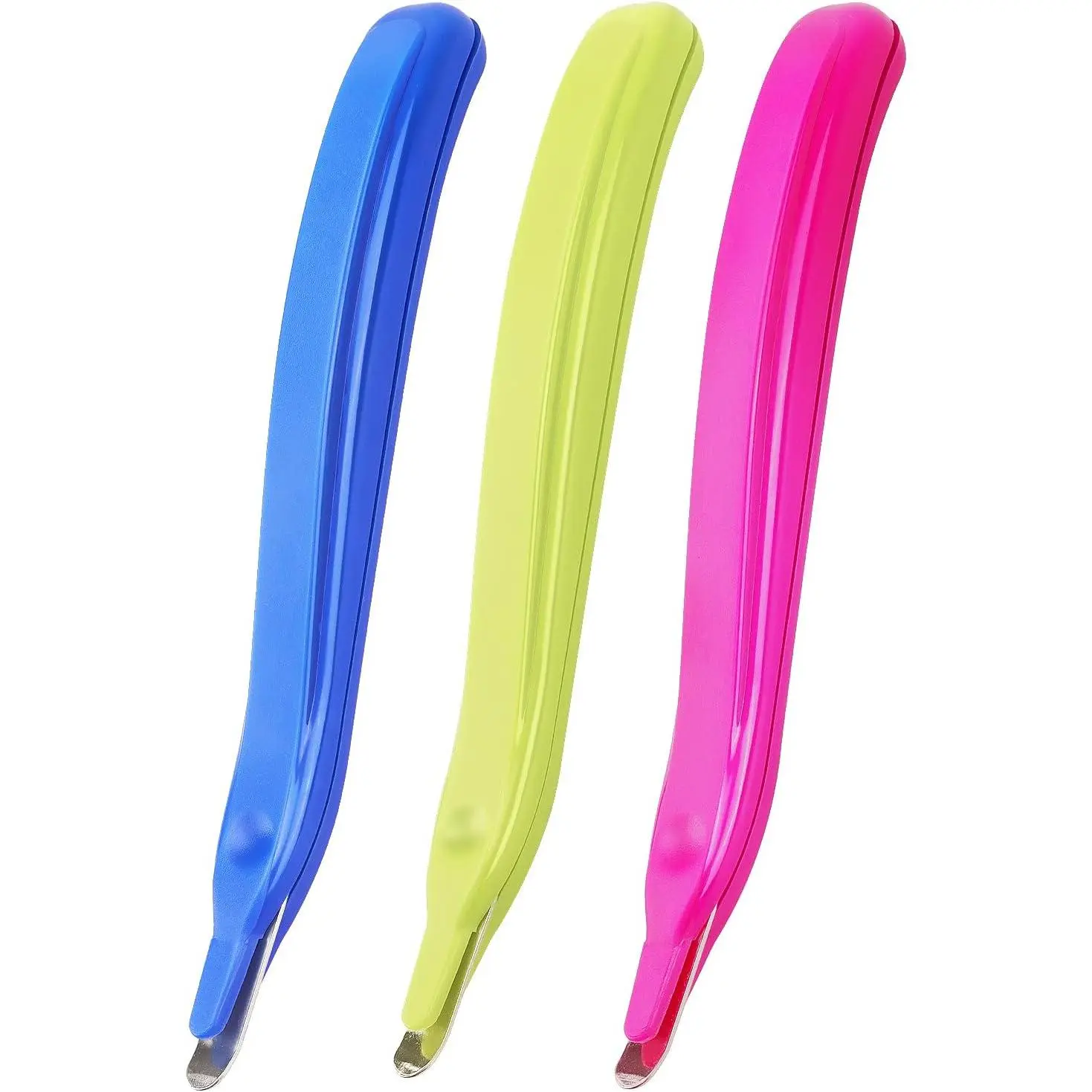 3 PCS Professional Magnetic Staple Remover Puller Staples Remover Staple Removal Tool for School Office Home(Blue, Rose, Green)