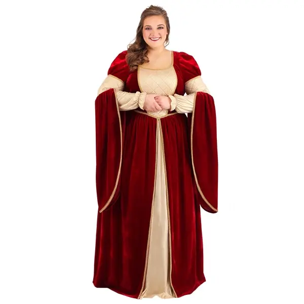 Plus Size Regal Renaissance Queen Costume for Women