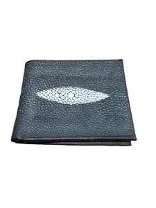 Billetera de Mantarraya de Piel Men’s Leather wallet with Stingray Animal Print