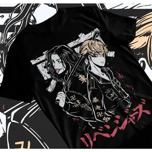 T-Shirt Tokyo Revengers Anime Chifuyu Matsuno Mikey Draken Takemichi Soft Tee
