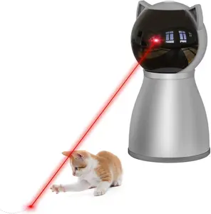 Interactive Laser Cat Toy, Motion Activated Automatic Play, Rechargeable 4th Gen Random Trajectory for Cats