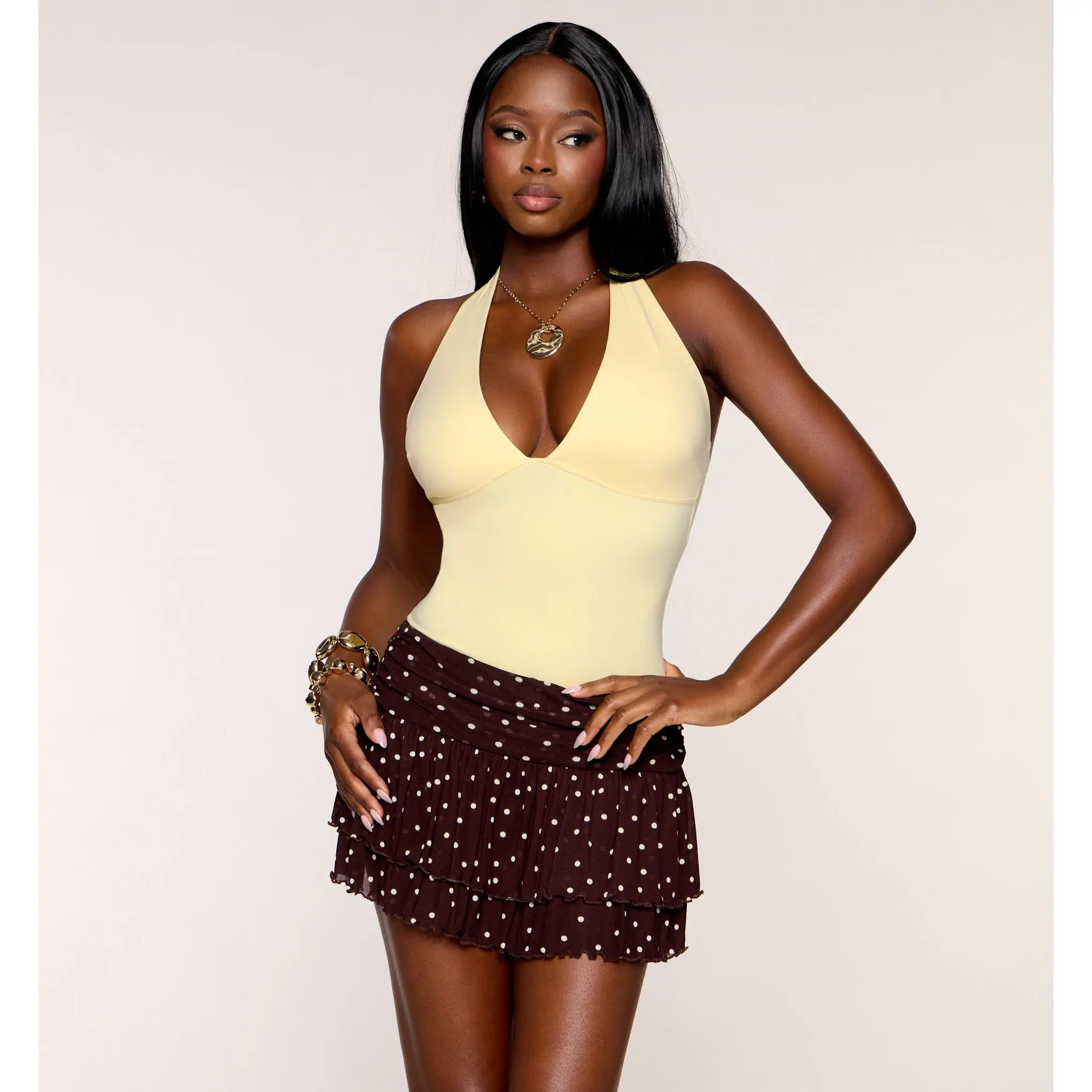 Sunny Chase Halter Bodysuit