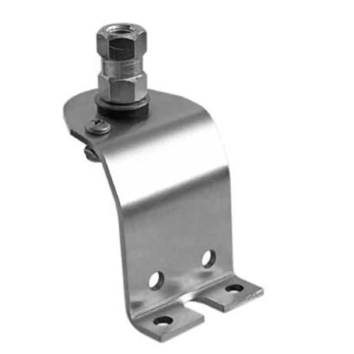 212 MAIN AUGM1-L Stainless Steel Performance Hood Channel Mobile Antenna Mount - Technical Accessory for GMC, Chevy Vehicles