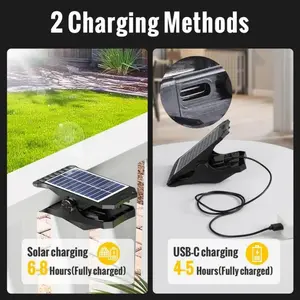 Solar Motion Sensor Light, Ip65 Waterproof Wireless Outdoor Security Lighting, Four Color Adjustable Solar Flashlight, Three Modes and Installations