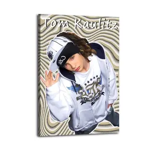 Tom Kaulitz Poster Canvas Oil Decor Wall Art Painting Modern Aesthetic Print Decoration Waterproof Gift Idea for Home Preferred Gift Giving Option