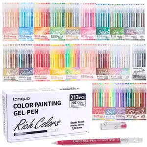 54/99/168/213 Pcs Gel Pens, 0.6 mm Fine Tip Gel Pens for Coloring,Portable Case gel pens Colored for Journaling, Coloring, Painting, Drawing & DIY Crafts,Crafting Kit,Stackable colors,Smooth,Water-Based, Coloring Graffiti Pen
